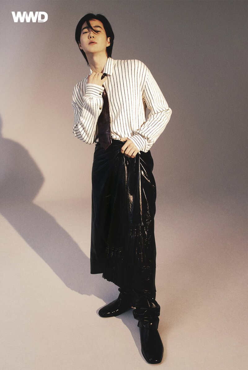 Suho for WWD Korea March 2024 Issue documents 4