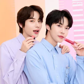 NCT Doyoung and Jungwoo for Peripera Ink Glow Mood tint