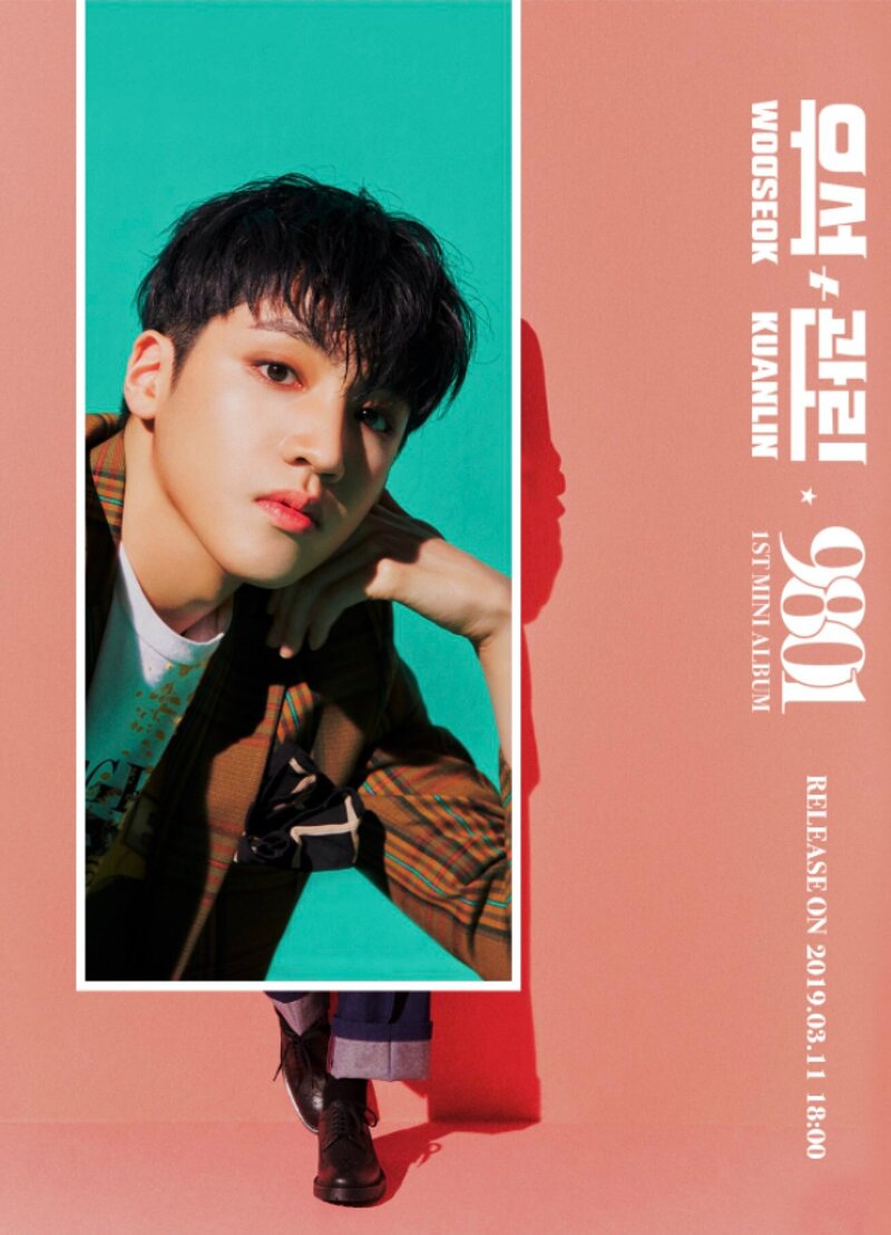 Wooseok x Kuanlin 1st Mini Album "9801" Concept Images documents 2