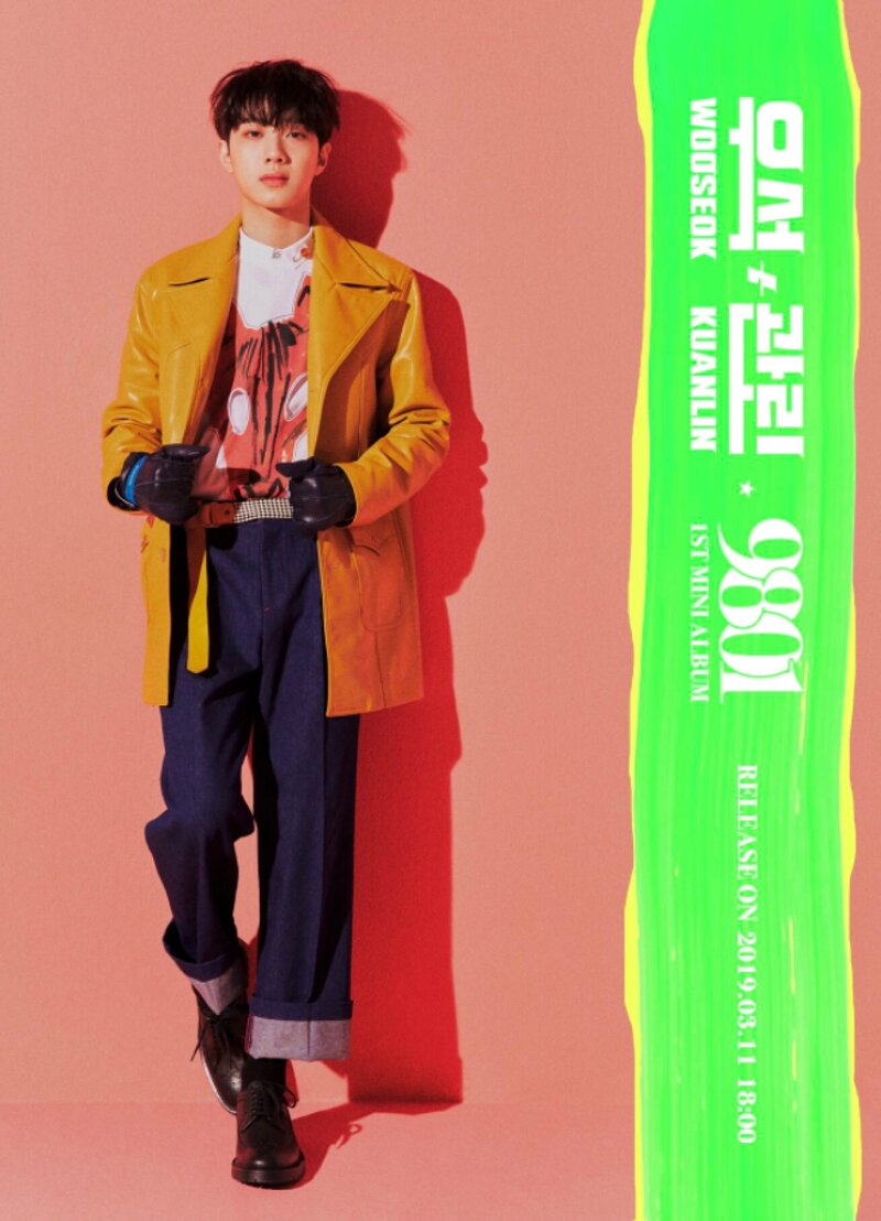 Wooseok x Kuanlin 1st Mini Album "9801" Concept Images documents 6