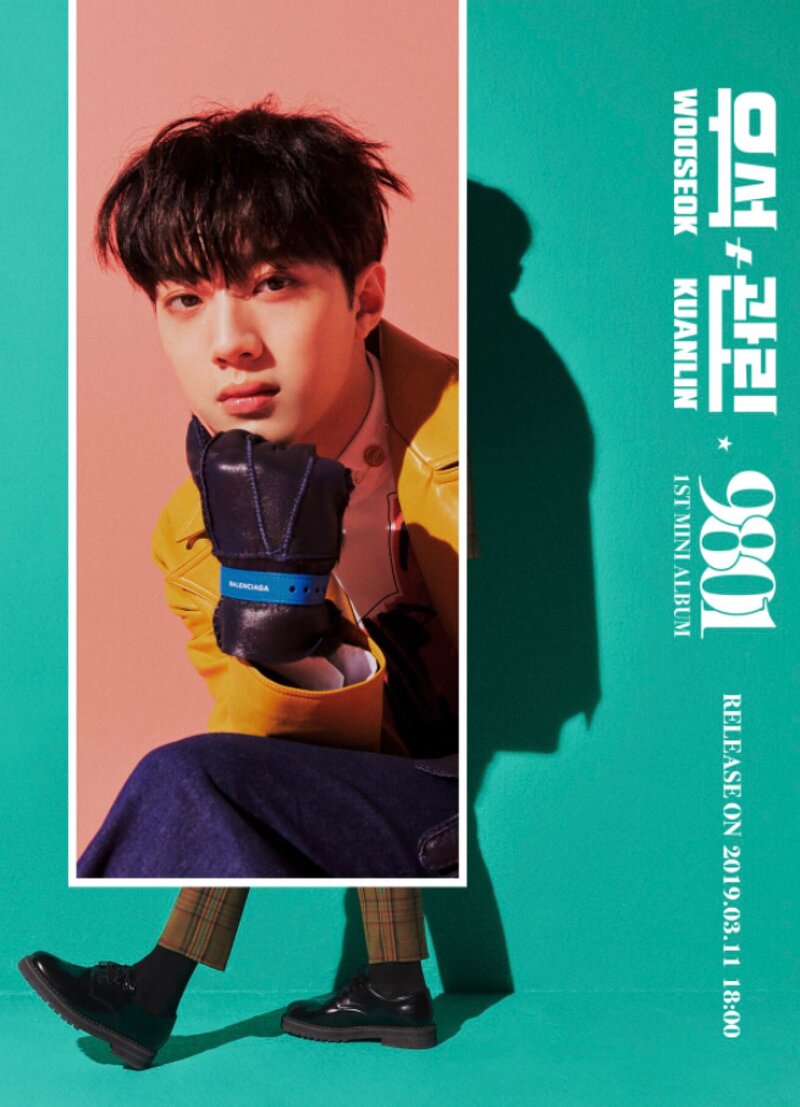 Wooseok x Kuanlin 1st Mini Album "9801" Concept Images documents 5