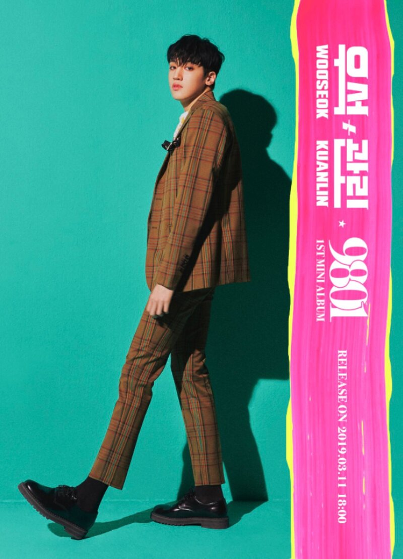Wooseok x Kuanlin 1st Mini Album "9801" Concept Images documents 3