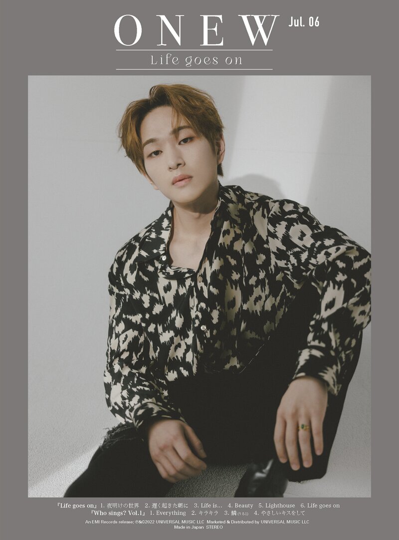 Onew "Life Goes On" Concept Teaser Images documents 3