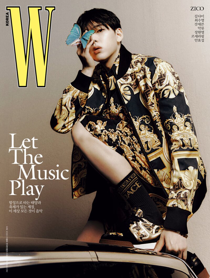ZICO for W Korea x FENDACE June Issue 2022 documents 1