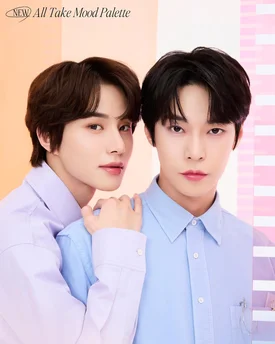NCT Doyoung and Jungwoo for Peripera All Take Mood palette