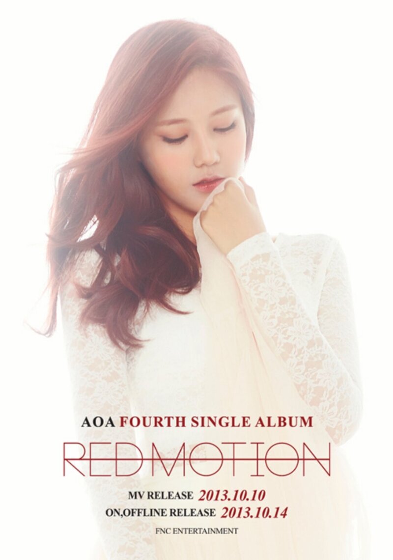 AOA 4th single album 'Red Motion' concept photos documents 2