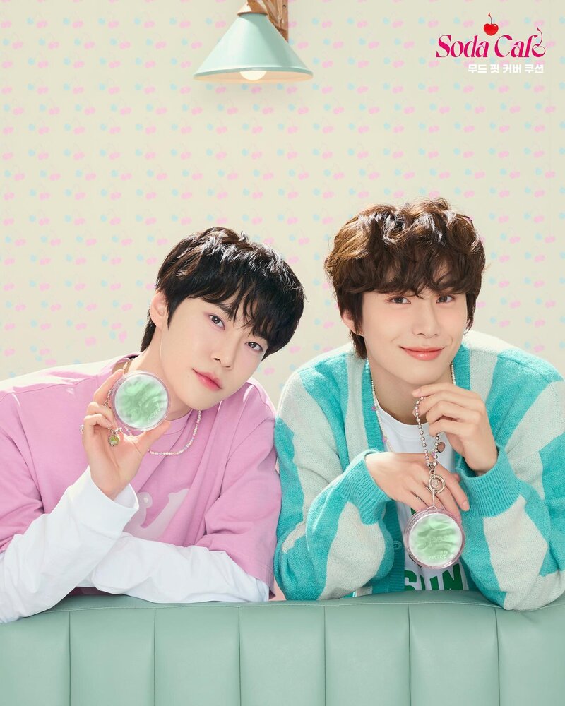 NCT Doyoung and Jungwoo for Peripera Soda Cafe collection documents 3