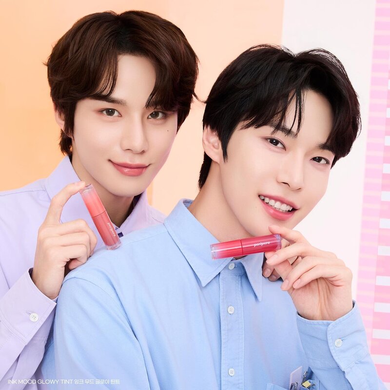 NCT Doyoung and Jungwoo for Peripera Ink Glow Mood tint documents 6