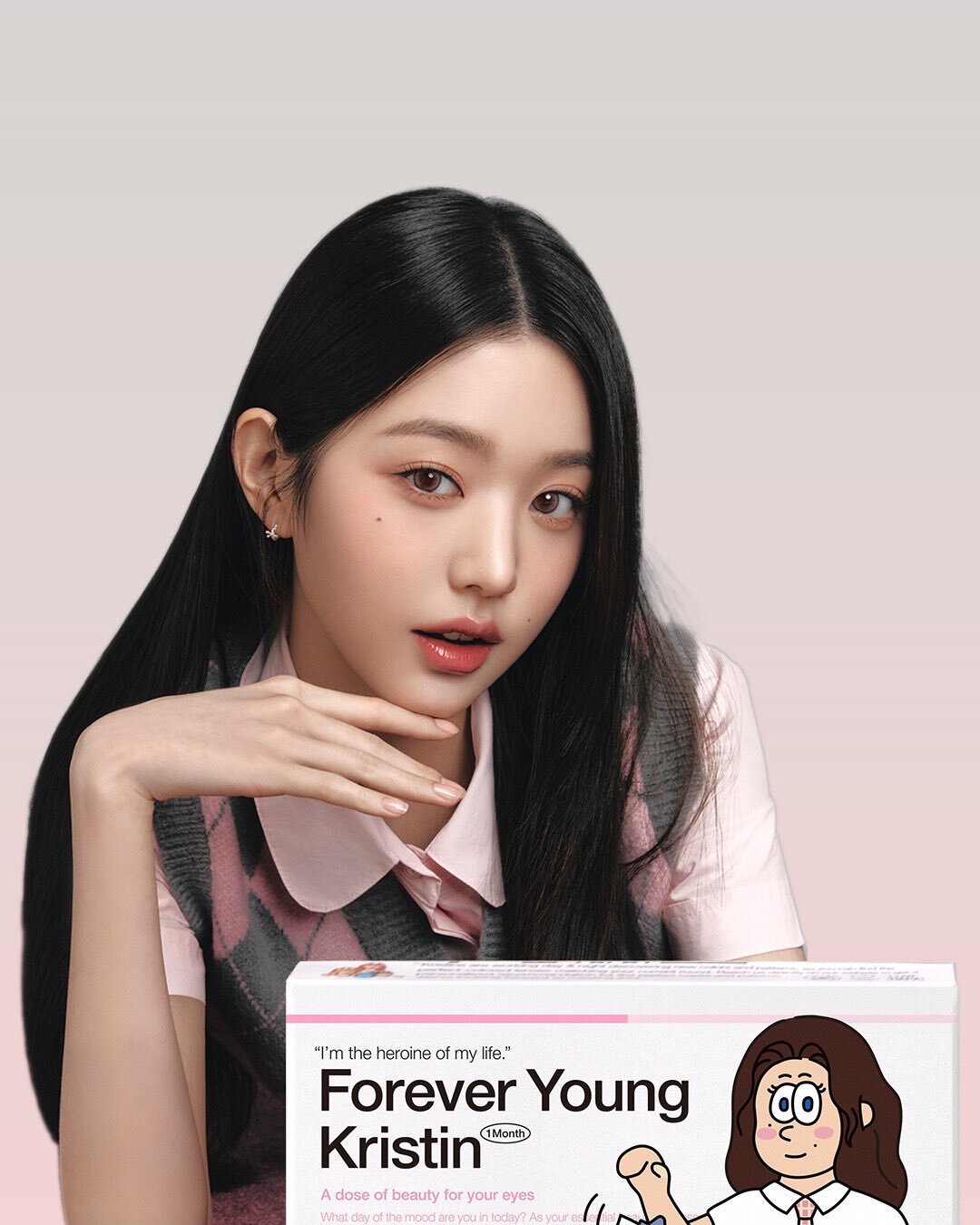 IVE Wonyoung for Hapa Kristin - Forever Young Kristin | kpopping