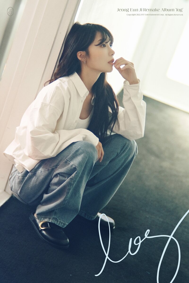 221116 IST Naver post - Apink EUNJI Remake album 'log' - Jacket photo shoot behind documents 6