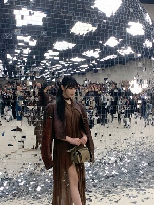 GISELLE at Acne Studios Women's SS 2024 Show