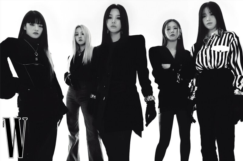 (G)I-DLE for W Korea April 2022 Issue documents 1