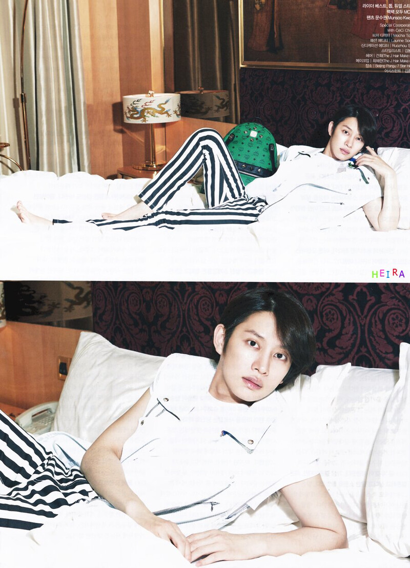 Kim Heechul for Ceci Magazine May 2014 Special Issue [SCANS] documents 6