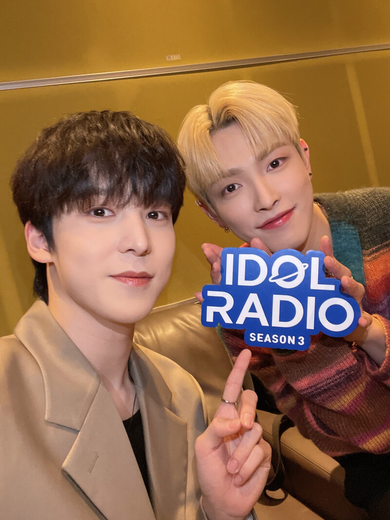 230327 Idol Radio Twitter Update - FIFTY FIFTY with ATEEZ's Yunho and Hongjoong documents 2