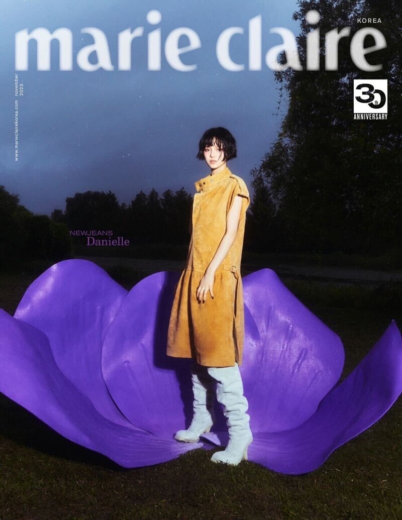 NewJeans Danielle X Burberry for Marie Claire Korea November 2023 Issue documents 2