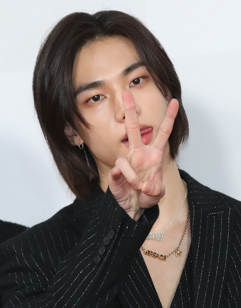 231010 StrayKids Hyunjin at The Fact Music Award documents 1