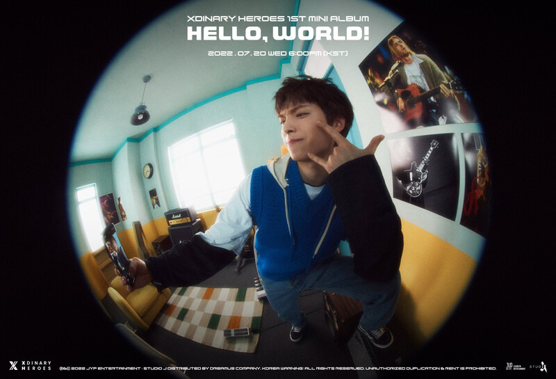 Xdinary Heroes 1st mini album "Hello, World!" concept photos documents 5