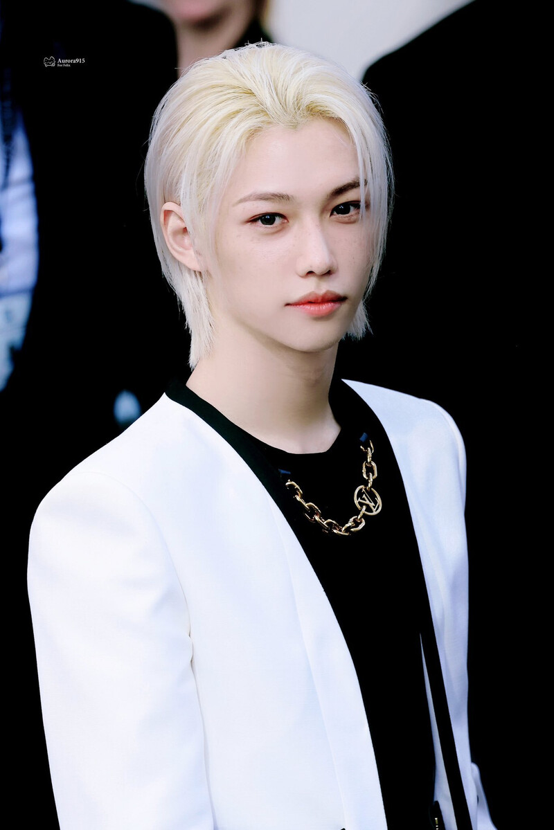 231002 Stray Kids Felix at the Louis Vuitton Spring-Summer 2024 Show ...