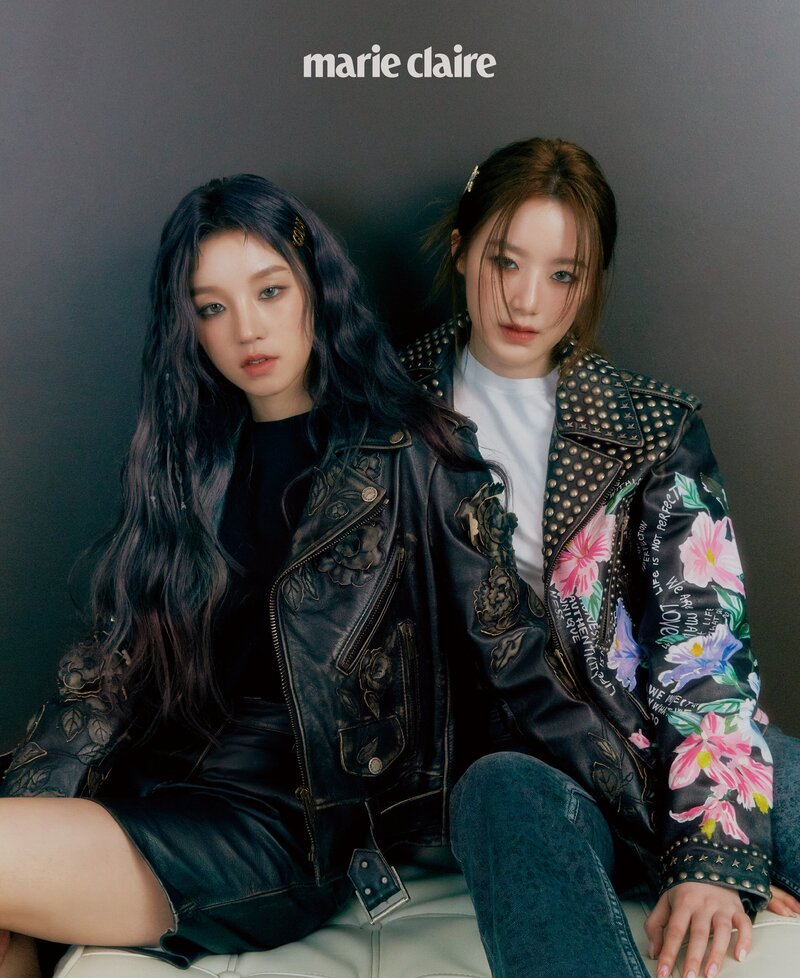 (G)I-DLE Yuqi & Shuhua for Marie Claire Korea March 2023 Issue documents 1
