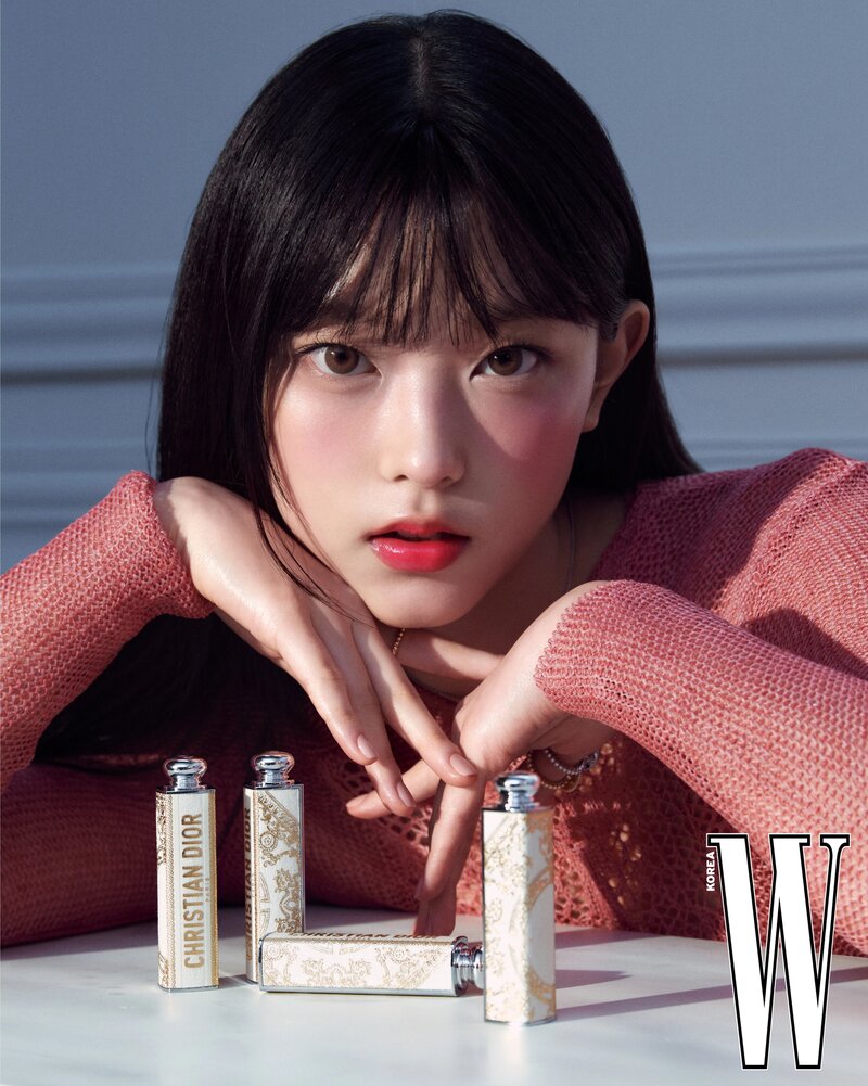 NewJeans Haerin x Dior Beauty for W Korea Digital Issue documents 1