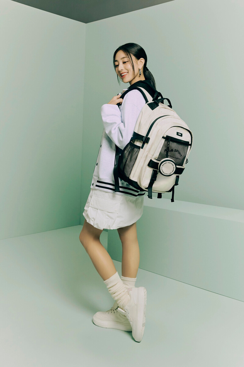 TWICE Jihyo for Fila 24SS New Semester Backpack kpopping