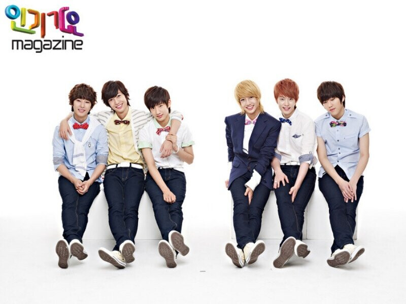 Boyfriend for Inkigayo magazine (July 2011) documents 2