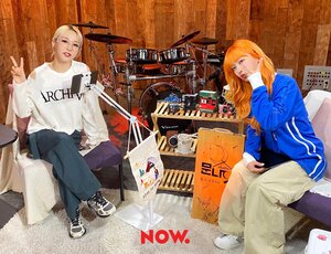 220610 NPOP Twitter Update with Moonbyul and Adora