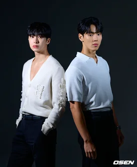 230727 Monsta X Hyungwon and Shownu 'THE UNSEEN' Promotional Photoshoot with OSEN