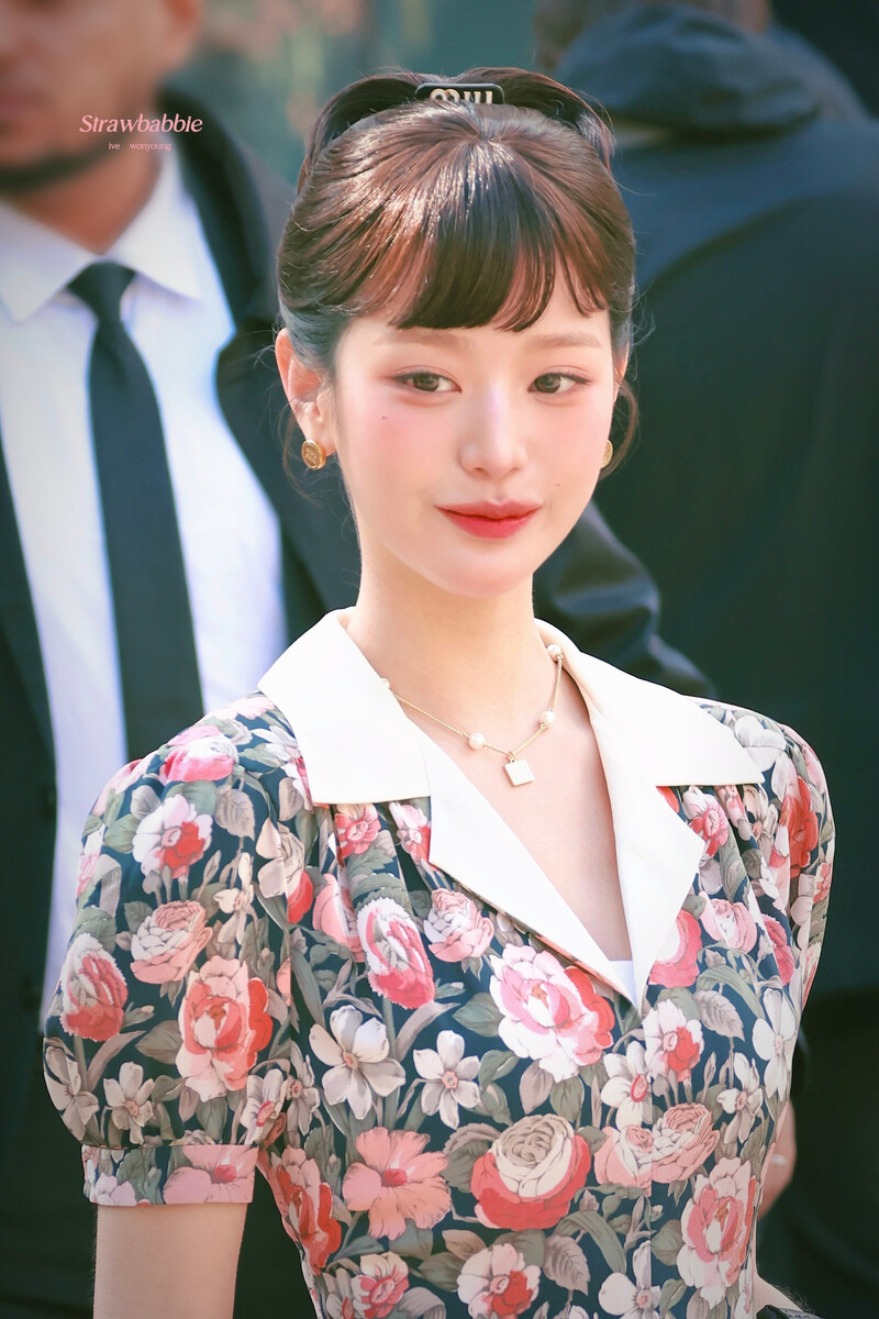 241001 IVE Wonyoung - Miu Miu SS25 Show at Paris Fashion Week documents 5