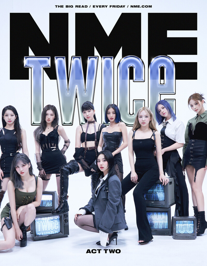 220826 TWICE Interview Photos with NME documents 11