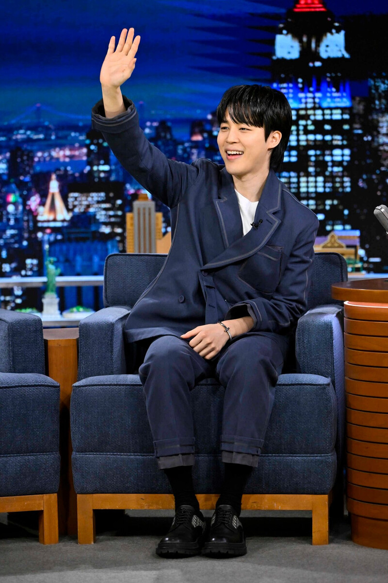 230324 JIMIN at JIMMY FALLON Show documents 2