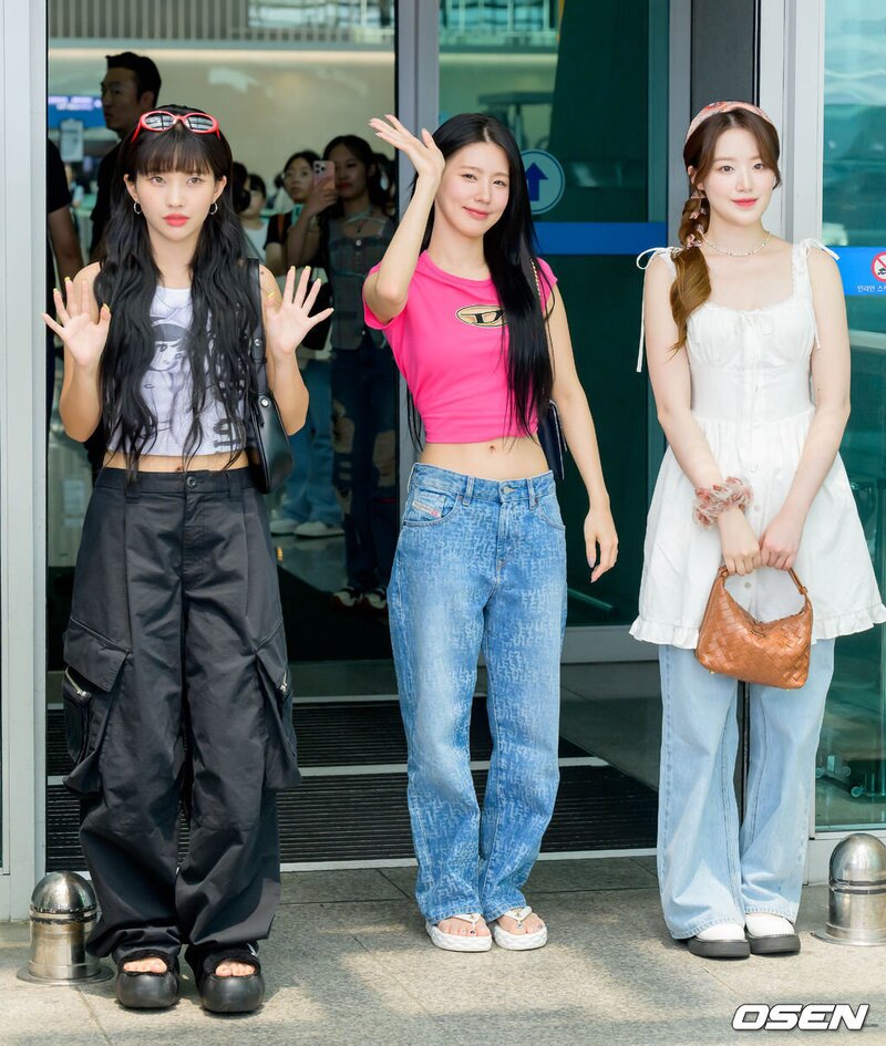 230721 (G)-IDLE Miyeon, Shuhua, and Soyeon at Incheon International ...