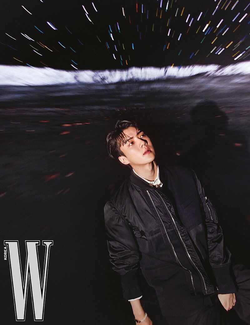 SEHUN for W Korea 'LOVE YOUR W' x (DIOR x SACAI) Capsule Collection Dec Issue 2021 documents 4