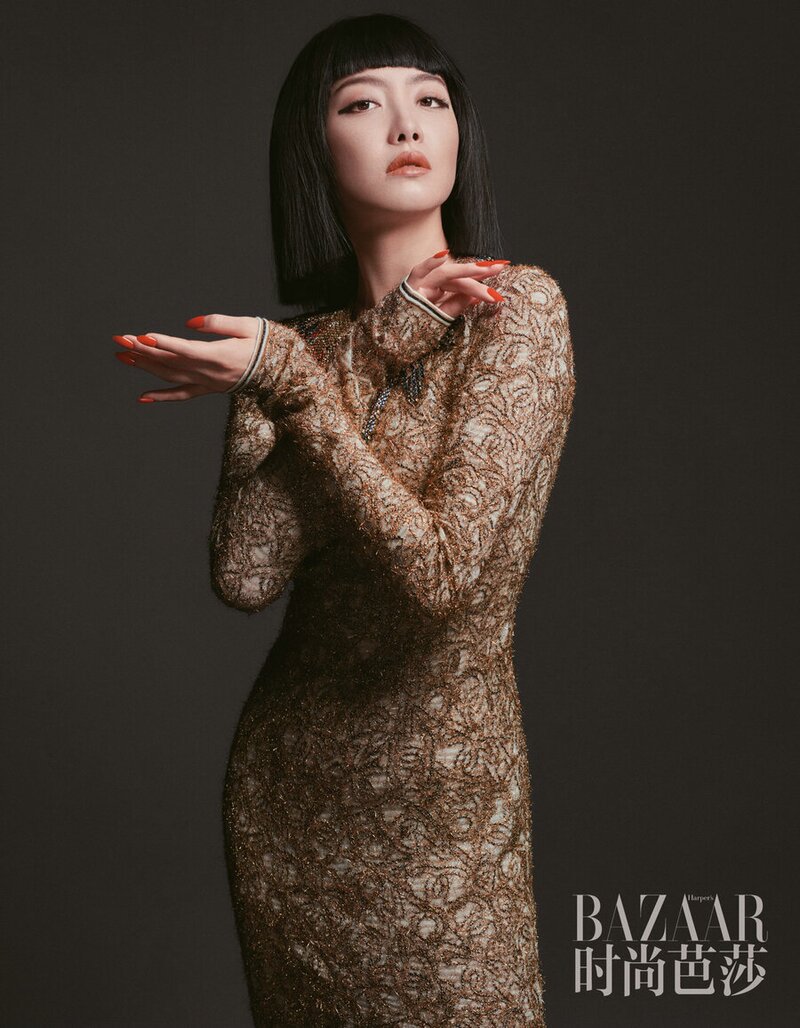 f(x)'s Victoria Song Qian for Harper's Bazaar May 2019 issue documents 3