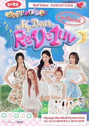 Red Velvet - 2024 Fancon Tour 'Happiness : My Dear, ReVe1uv' in Seoul Poster