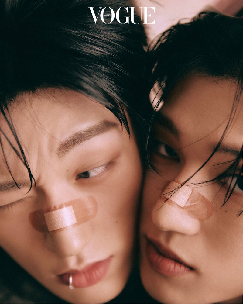SAN and WOOYOUNG for VOGUE KOREA 2024 Issue documents 5