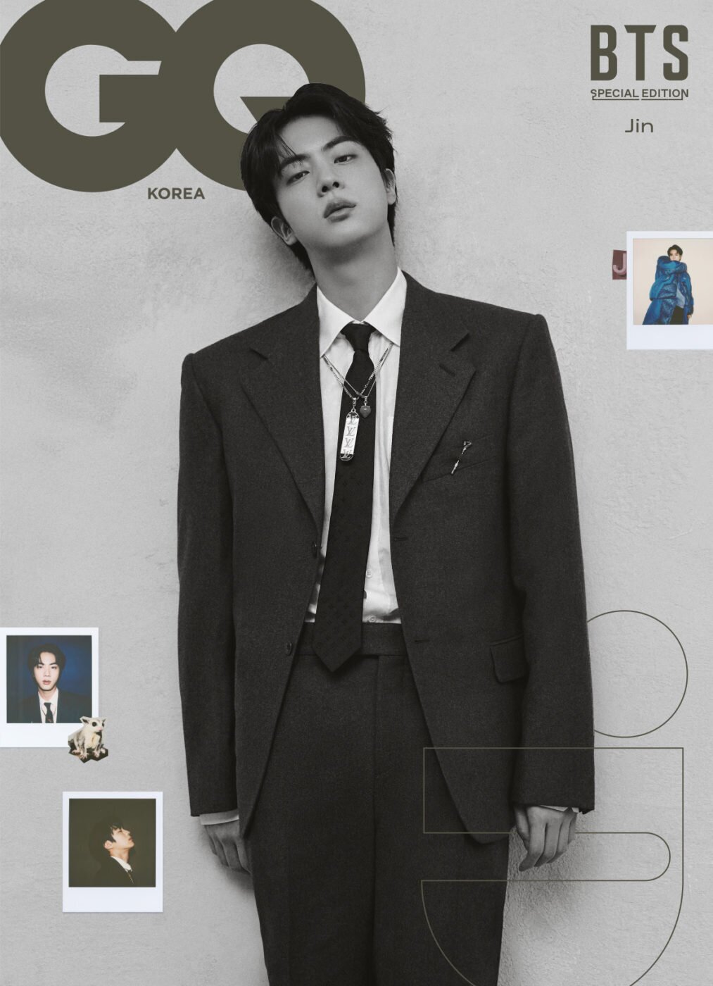 Jimin in Vogue and GQ Korea x Louis Vuitton Photoshoot 