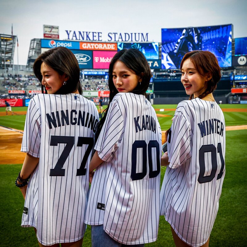 230609 New York Yankees Official Twitter Update with aespa documents 1