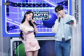 230831 MC Miyeon with Special MC Johnny at M Countdown