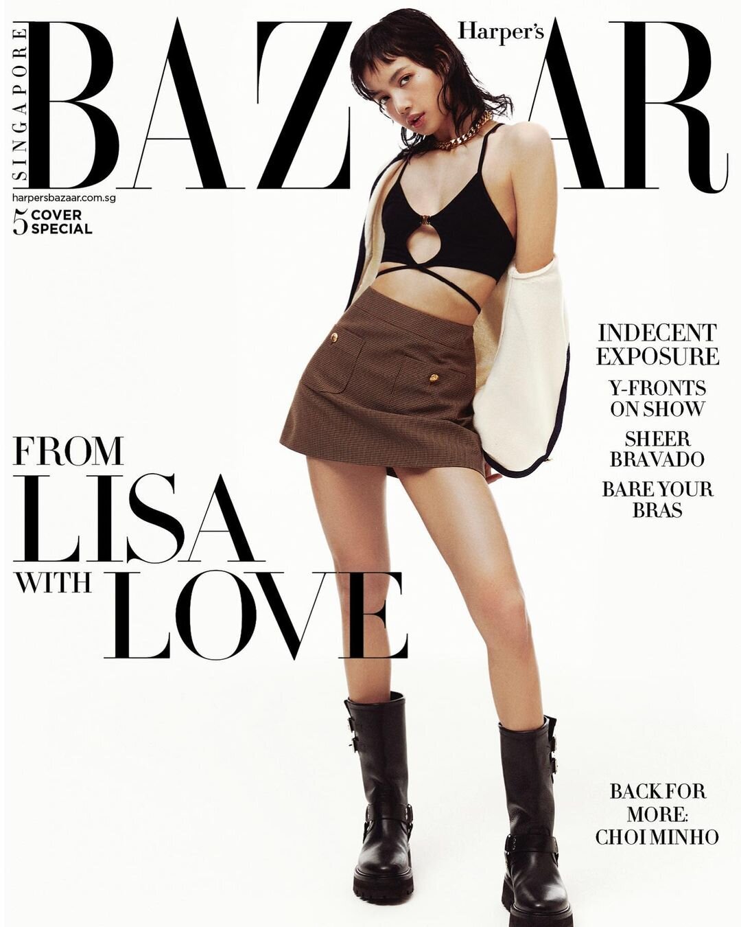 BLACKPINK LISA for HARPER'S BAAZAR Singapore x CELINE March Issue 2023