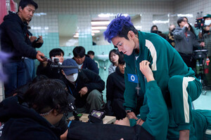 250107 Squid Game SNS Update with T.O.P - Behind the Scenes Photos of Squid Game Season 2