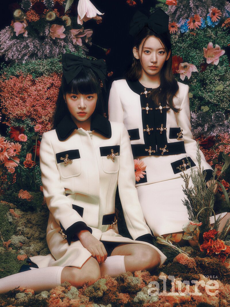 LE SSERAFIM Sakura & Eunchae for Allure Korea December 2022 Issue documents 3