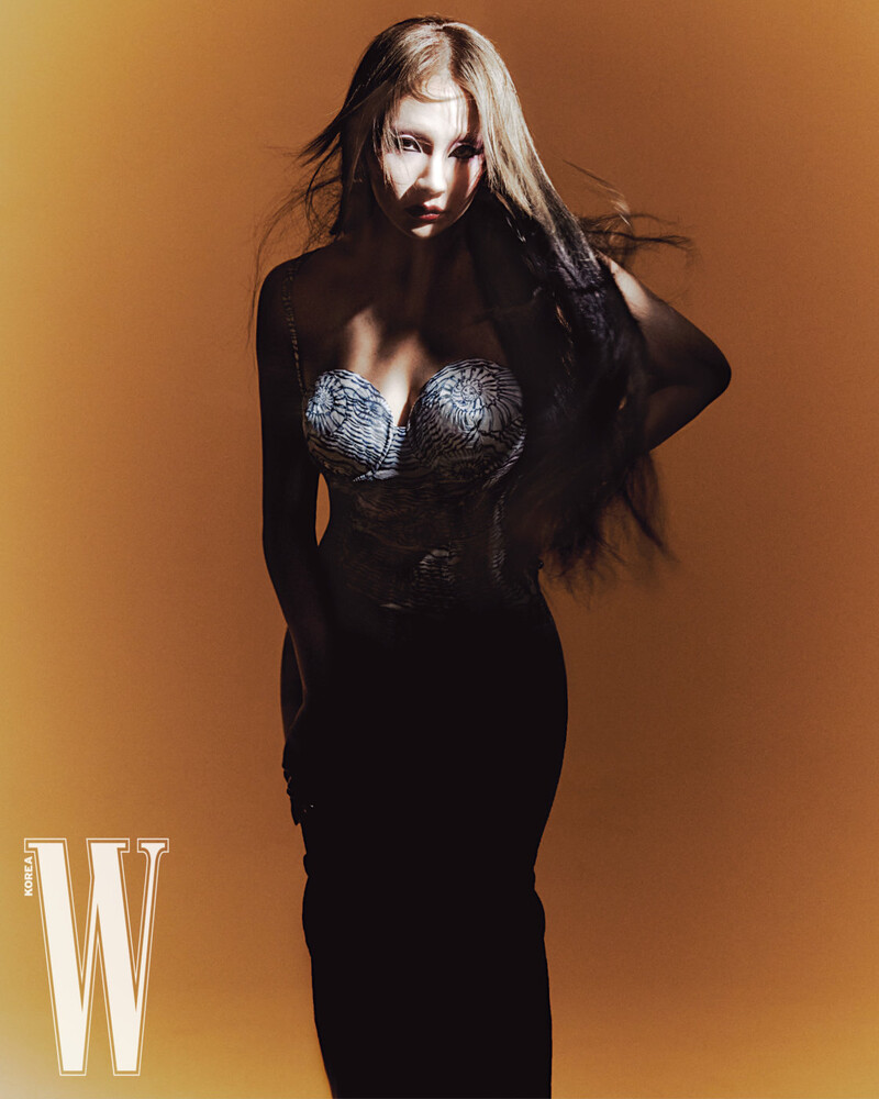 CL x Jean Paul Gaultier for W Korea 2021 July Issue documents 6