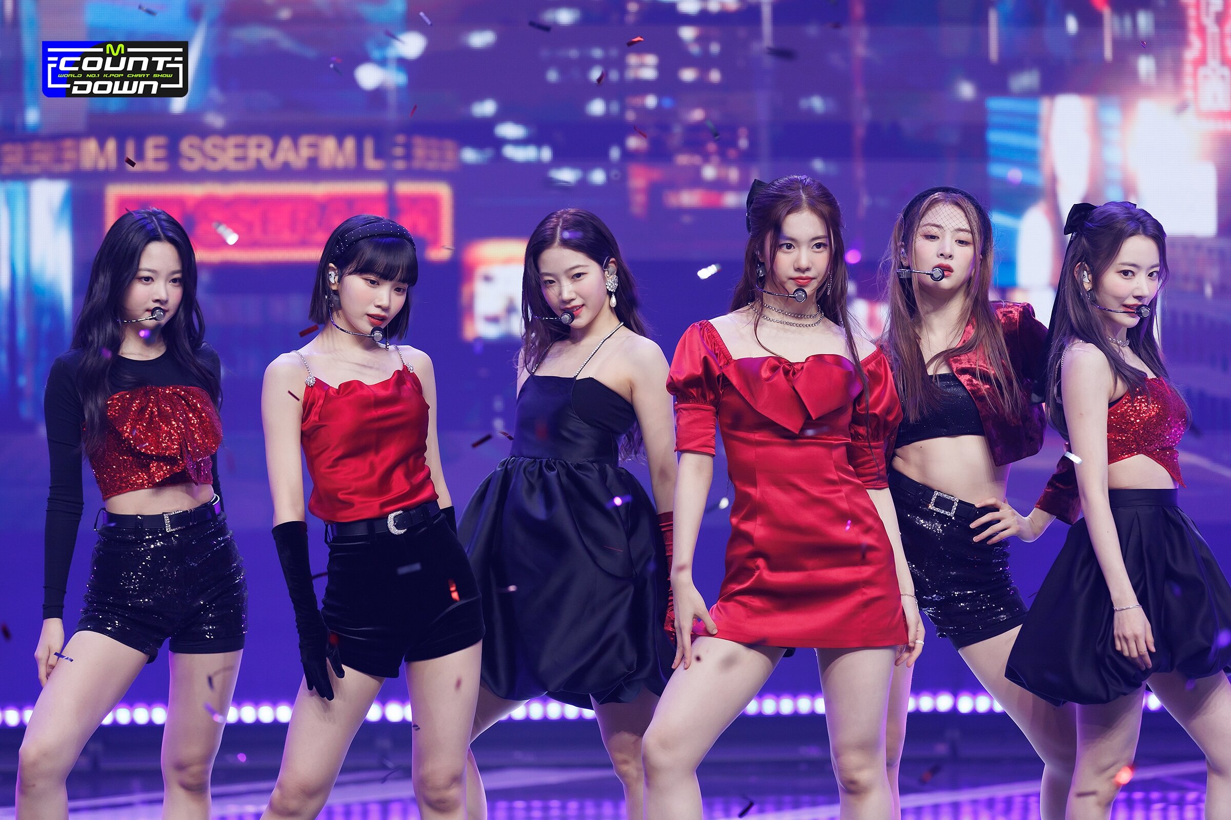 220512 LE SSERAFIM - 'Fearless' at M Countdown | kpopping