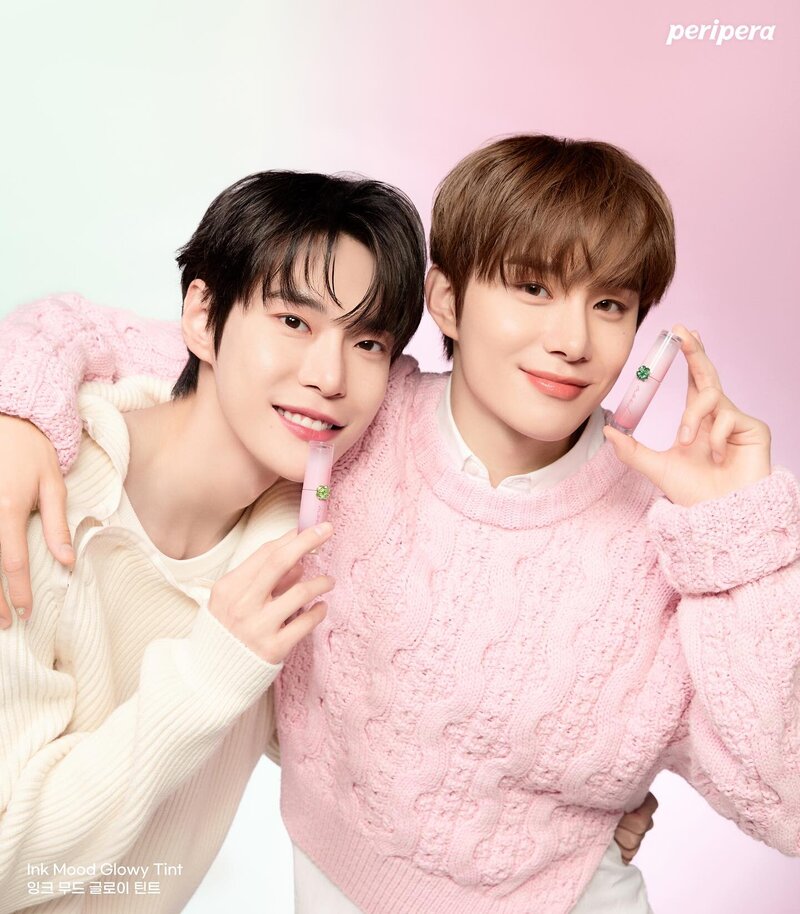 NCT Doyoung and Jungwoo for Peripera Lucky Lottery collection documents 6