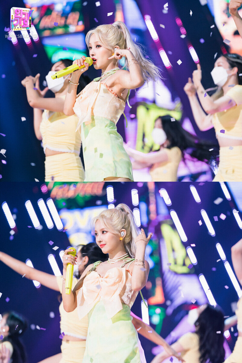 210718 (G)I-DLE Soyeon 'BEAM BEAM' at Inkigayo documents 9