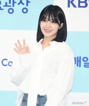 190701 Apink EUNJI at "KBS Cool FM 'Jung Eunji's Gayo Plaza' Photowall"