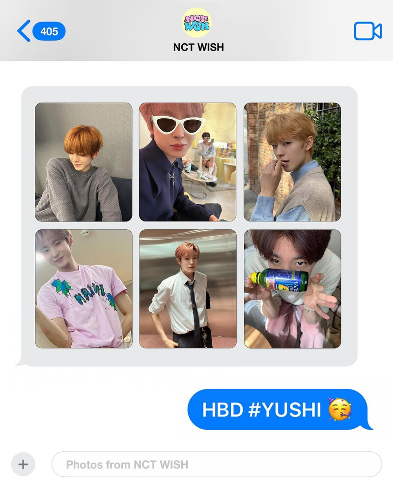240405 NCT Wish SNS update - Happy Yushi day documents 1