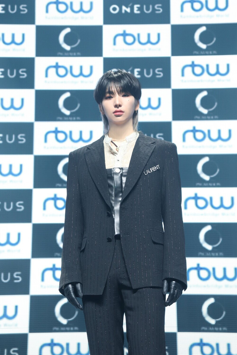 220508 ONEUS Seoho at the press showcase for their 9th EP “Pygmalion” documents 1