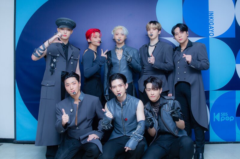 230108 SBS Twitter Update - ATEEZ at Inkigayo Photowall documents 1